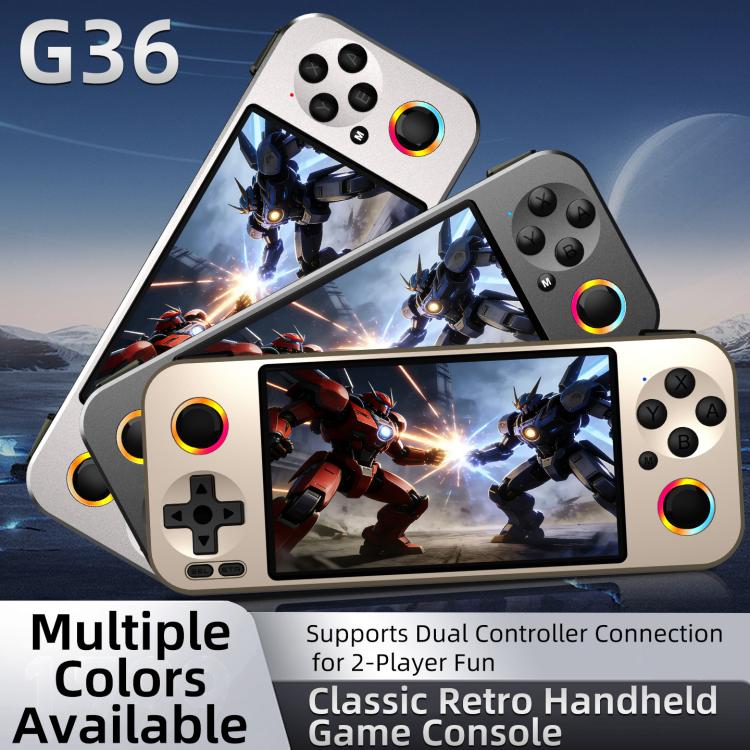 Console portatile da gioco G36 con schermo IPS OLED da 4,5 pollici e supporto per oltre 23 emulatori., 16G