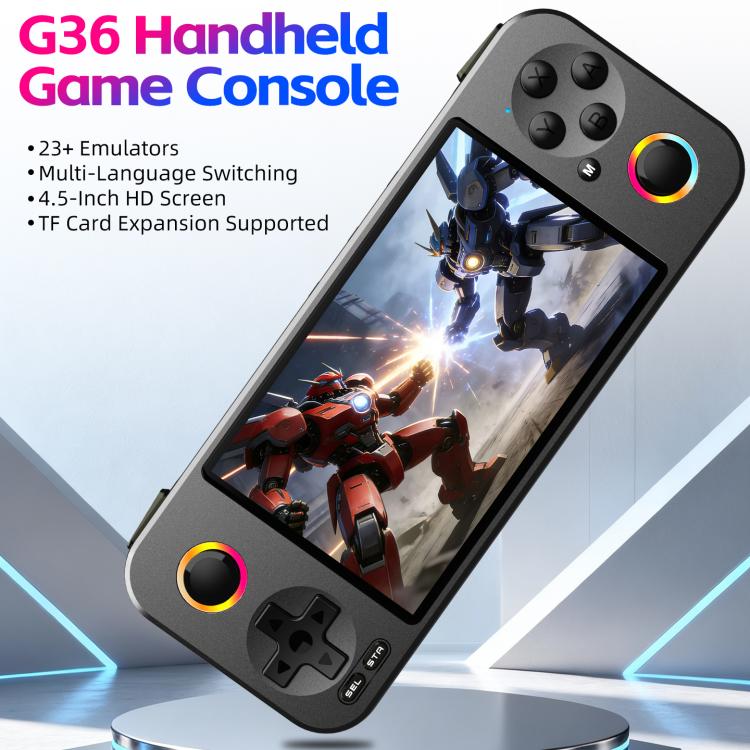Console portatile da gioco G36 con schermo IPS OLED da 4,5 pollici e supporto per oltre 23 emulatori., 16G