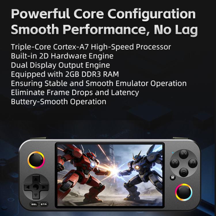 Console portatile da gioco G36 con schermo IPS OLED da 4,5 pollici e supporto per oltre 23 emulatori., 16G