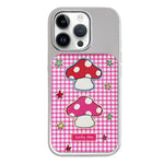 Custodia per telefono con cornice in argento galvanizzato e glitter in rilievo., For iPhone 14 Pro Max