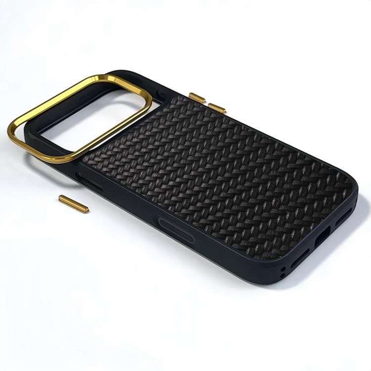 Custodia per telefono Denion A26+1 in similpelle con trama twill intrecciata., For iPhone 17 Pro Max, For iPhone 17 Pro, For iPhone 16 Pro Max, For iPhone 16 Pro, For iPhone 15 Pro Max, For iPhone 15 Pro