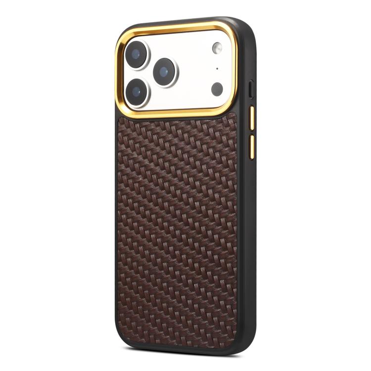 Custodia per telefono Denion A26+1 in similpelle con trama twill intrecciata., For iPhone 17 Pro Max, For iPhone 17 Pro, For iPhone 16 Pro Max, For iPhone 16 Pro, For iPhone 15 Pro Max, For iPhone 15 Pro