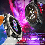 Smartwatch F8 Pro con schermo AMOLED da 1,43 pollici, supporto per il monitoraggio della salute e modalità multi-sport.