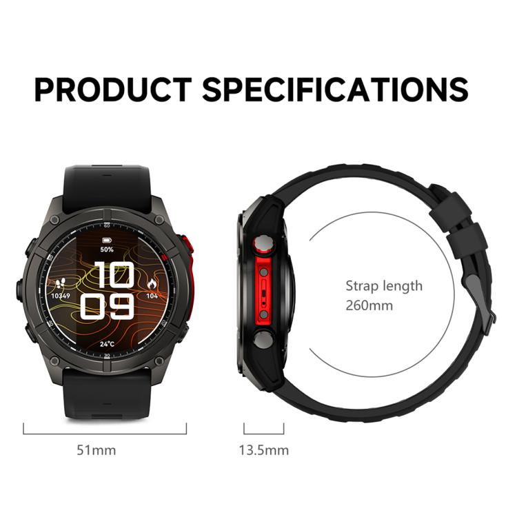 Smartwatch F8 Pro con schermo AMOLED da 1,43 pollici, supporto per il monitoraggio della salute e modalità multi-sport.