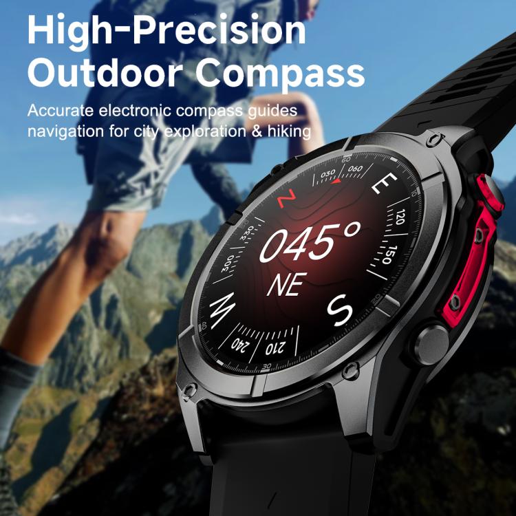 Smartwatch F8 Pro con schermo AMOLED da 1,43 pollici, supporto per il monitoraggio della salute e modalità multi-sport.