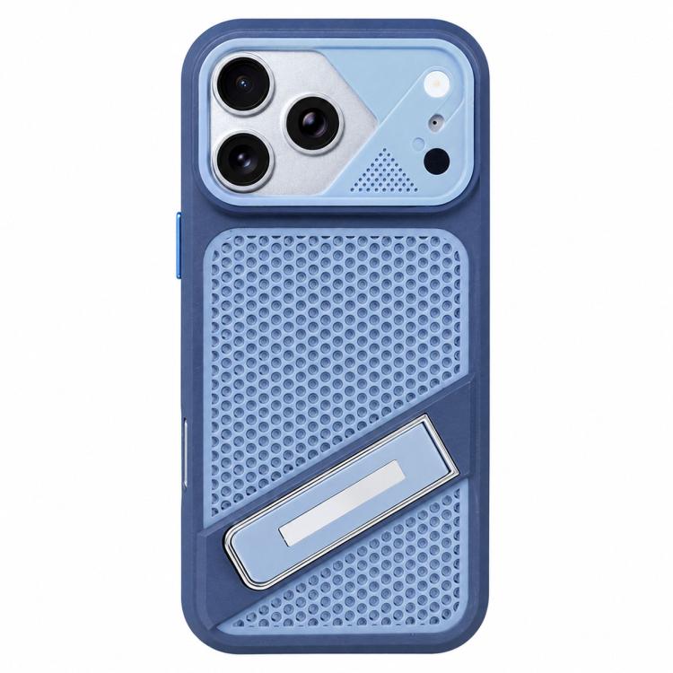 Custodia per telefono in silicone con liquido refrigerante Ice Peak e supporto invisibile., For iPhone 17 Pro Max, For iPhone 17 Pro, For iPhone 17, For iPhone Air