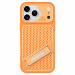 Custodia per telefono in silicone con liquido refrigerante Ice Peak e supporto invisibile., For iPhone 17 Pro Max, For iPhone 17 Pro, For iPhone 17, For iPhone Air