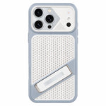 Custodia per telefono in silicone con liquido refrigerante Ice Peak e supporto invisibile., For iPhone 16 Pro Max, For iPhone 16 Pro, For iPhone 16, For iPhone 15 Pro Max