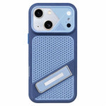 Custodia per telefono in silicone con liquido refrigerante Ice Peak e supporto invisibile., For iPhone 15 Pro, For iPhone 15 Plus, For iPhone 15, For iPhone 14 Plus