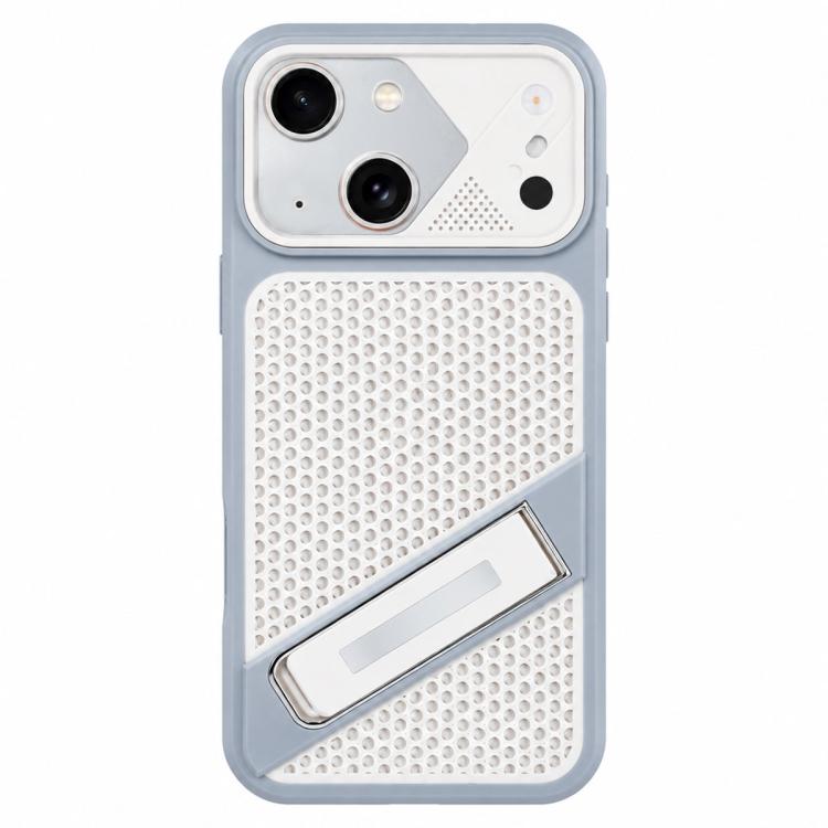 Custodia per telefono in silicone con liquido refrigerante Ice Peak e supporto invisibile., For iPhone 14, For iPhone 14 Pro, For iPhone 14 Pro Max, For iPhone 13 Pro Max