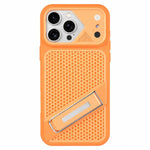 Custodia per telefono in silicone con liquido refrigerante Ice Peak e supporto invisibile., For iPhone 14, For iPhone 14 Pro, For iPhone 14 Pro Max, For iPhone 13 Pro Max