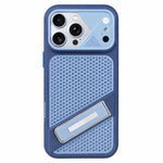 Custodia per telefono in silicone con liquido refrigerante Ice Peak e supporto invisibile., For iPhone 14, For iPhone 14 Pro, For iPhone 14 Pro Max, For iPhone 13 Pro Max