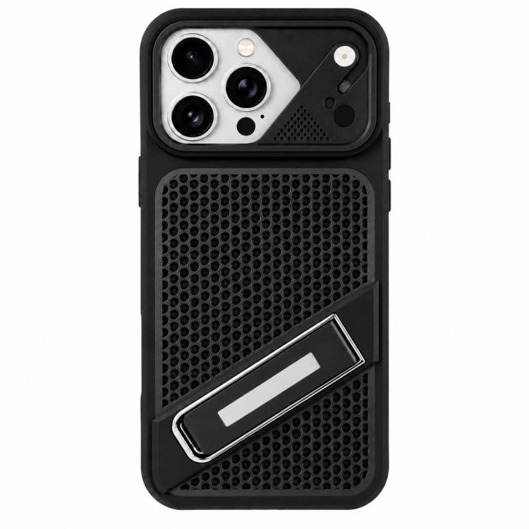 Custodia per telefono in silicone con liquido refrigerante Ice Peak e supporto invisibile., For iPhone 14, For iPhone 14 Pro, For iPhone 14 Pro Max, For iPhone 13 Pro Max