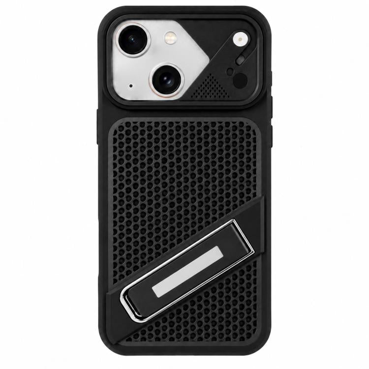 Custodia per telefono in silicone con liquido refrigerante Ice Peak e supporto invisibile., For iPhone 13 Pro, For iPhone 13, For iPhone 12, For iPhone 12 Pro Max
