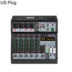 Mixer professionale multifunzione a 6 canali TP-6M con scheda audio Bluetooth., EU Plug, UK Plug, US Plug