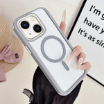 Fantastica custodia per telefono 3 in 1 con bordi magnetici antiscivolo., For iPhone 14 Plus, For iPhone 14