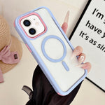 Fantastica custodia per telefono 3 in 1 con bordi magnetici antiscivolo., For iPhone 13, For iPhone 12