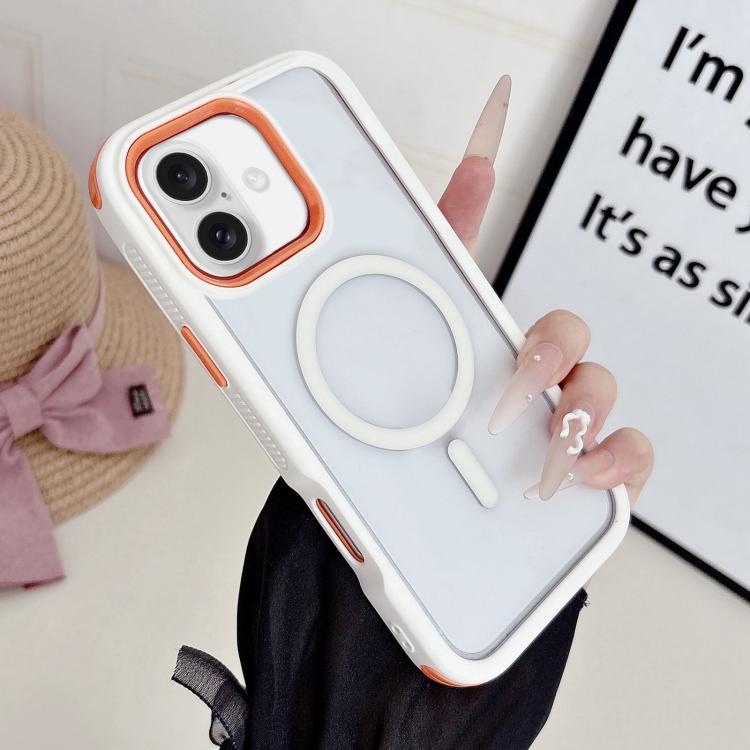 Fantastica custodia per telefono 3 in 1 con bordi magnetici antiscivolo., For iPhone 16 Plus, For iPhone 16