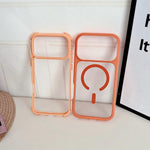 Fantastica custodia per telefono 3 in 1 con bordi magnetici antiscivolo., For iPhone 15 Plus, For iPhone 15