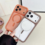 Fantastica custodia per telefono 3 in 1 con bordi magnetici antiscivolo., For iPhone 15 Plus, For iPhone 15