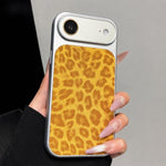 Ampia finestra, copertura totale, custodia per telefono con stampa leopardata glitterata., For iPhone 17 Pro Max, For iPhone 17 Pro, For iPhone 17, For iPhone Air