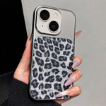 Ampia finestra, copertura totale, custodia per telefono con stampa leopardata glitterata., For iPhone 13 Pro Max, For iPhone 13 Pro, For iPhone 13