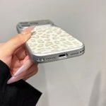 Ampia finestra, copertura totale, custodia per telefono con stampa leopardata glitterata., For iPhone 17 Pro Max, For iPhone 17 Pro, For iPhone 17, For iPhone Air