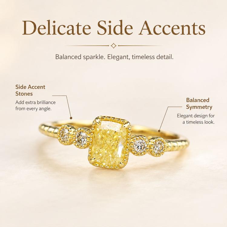 Anello da donna geometrico quadrato con zirconi intarsiati, No.6, No.7