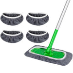 Set di 4 panni di ricambio lavabili e riutilizzabili per mocio Swiffer