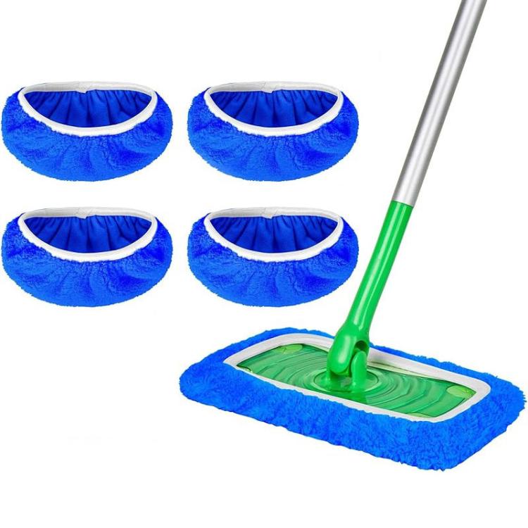 Set di 4 panni di ricambio lavabili e riutilizzabili per mocio Swiffer