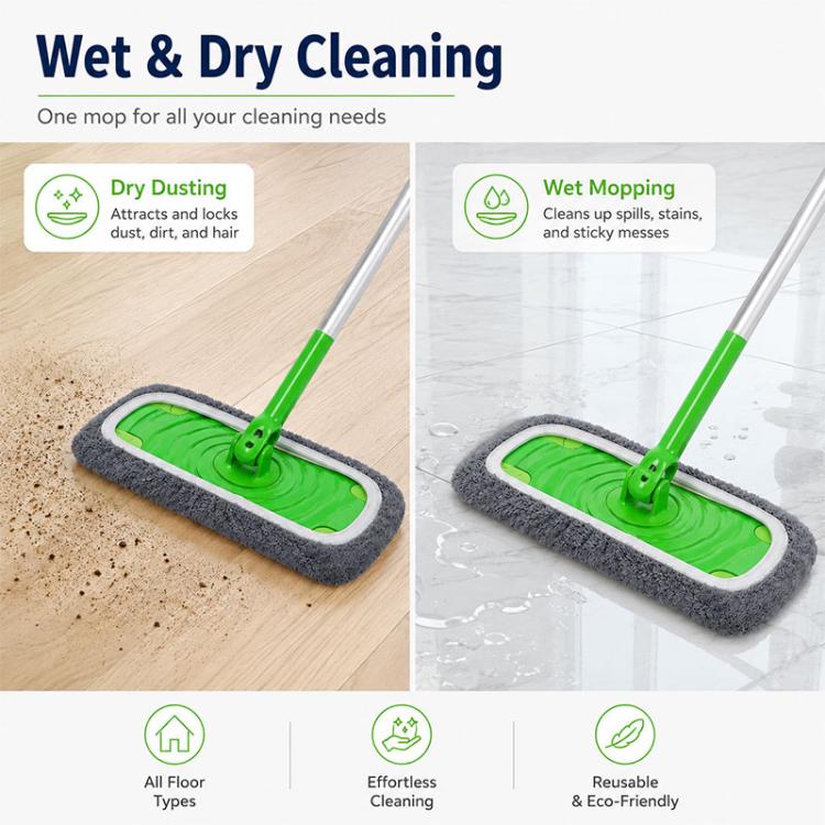 Set di 4 panni di ricambio lavabili e riutilizzabili per mocio Swiffer