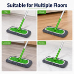 Set di 4 panni di ricambio lavabili e riutilizzabili per mocio Swiffer
