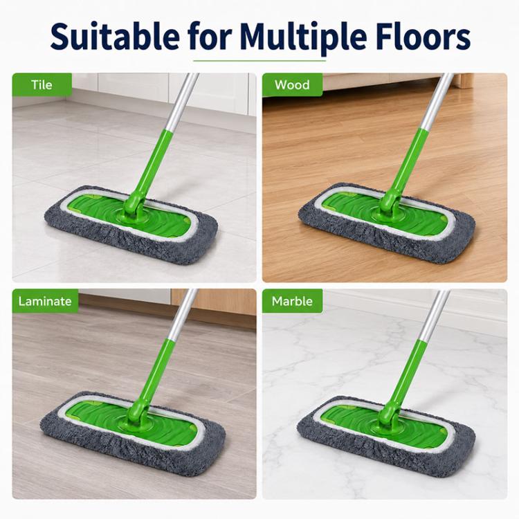 Set di 4 panni di ricambio lavabili e riutilizzabili per mocio Swiffer