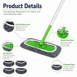 Set di 4 panni di ricambio lavabili e riutilizzabili per mocio Swiffer