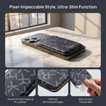 ESEBLE S8 Cellulare con texture in similpelle PU e slot magnetici per carte di credito