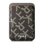 ESEBLE S8 Cellulare con texture in similpelle PU e slot magnetici per carte di credito