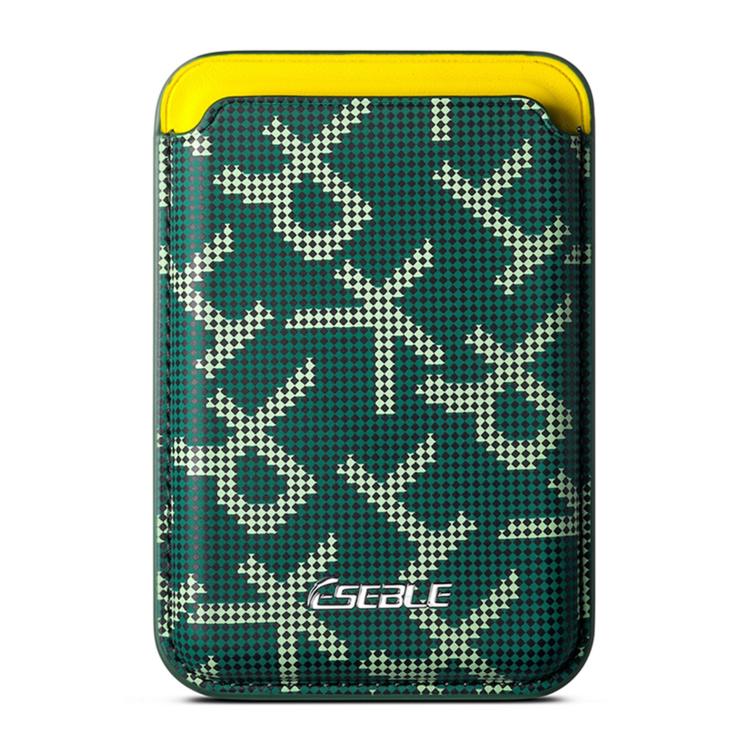 ESEBLE S8 Cellulare con texture in similpelle PU e slot magnetici per carte di credito