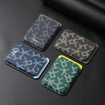 ESEBLE S8 Cellulare con texture in similpelle PU e slot magnetici per carte di credito