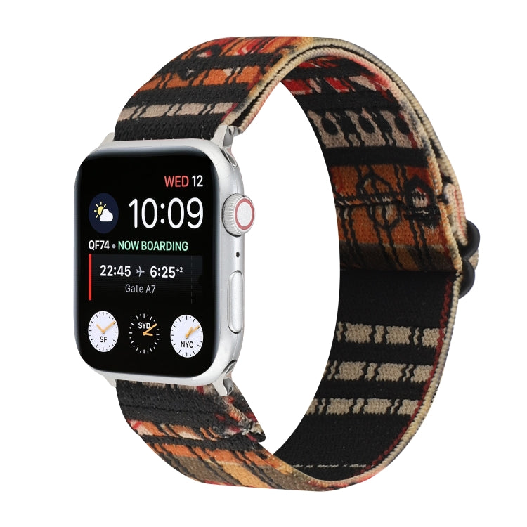 Cinturino con fibbia stile etnico per Apple Watch serie 6 e SE e 5 e 4 40 mm / 3 e 2 e 1 38 mm, For Apple Watch Series 7 41mm / 6 & SE & 5 & 4 40mm / 3 & 2 & 1 38mm