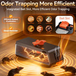 Trappola per topi elettrica ad alta tensione T229 da 5,5-6,2 kV con porta di ricarica Type-C per casa e cucina., T229