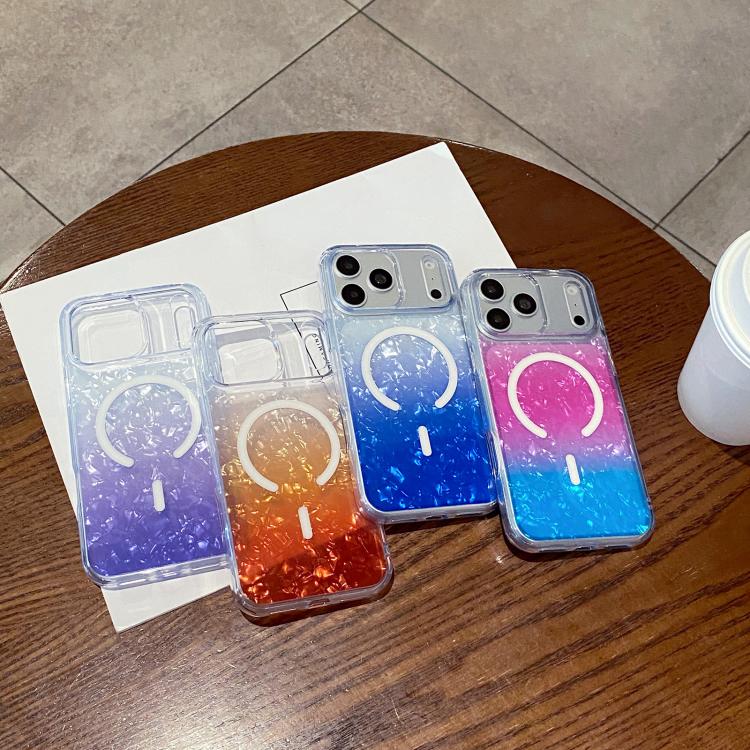 Custodia magnetica per telefono con effetto sfumato e craquelé., For iPhone 14, For iPhone 14 Pro Max, For iPhone 13 Pro Max, For iPhone 13, For iPhone 12 Pro Max