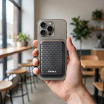 ESEBLE S9 Custodia protettiva triangolare in similpelle PU con magneti e slot per carte