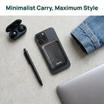 ESEBLE S9 Custodia protettiva triangolare in similpelle PU con magneti e slot per carte