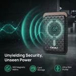ESEBLE S9 Custodia protettiva triangolare in similpelle PU con magneti e slot per carte