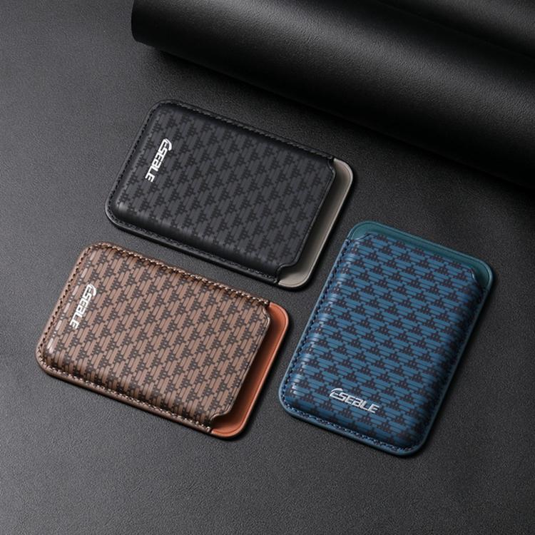 ESEBLE S9 Custodia protettiva triangolare in similpelle PU con magneti e slot per carte