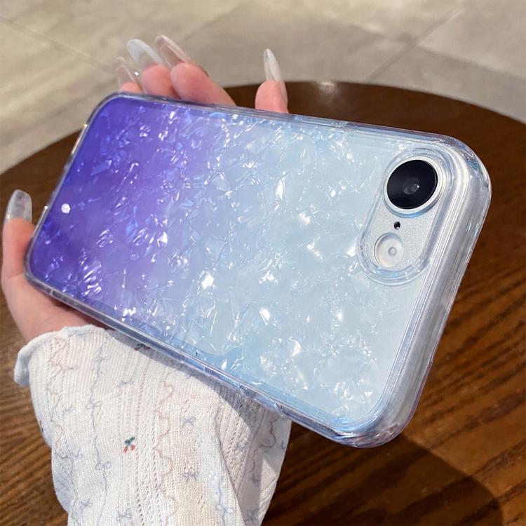 Cover per telefono con effetto sfumato e craquelé, For iPhone 16e / 17e, For iPhone 17 Pro Max, For iPhone 16 Pro Max, For iPhone 16 Pro, For iPhone 15 Pro Max, For iPhone 15