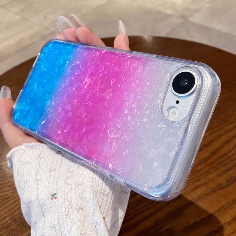 Cover per telefono con effetto sfumato e craquelé, For iPhone 16e / 17e, For iPhone 17 Pro Max, For iPhone 16 Pro Max, For iPhone 16 Pro, For iPhone 15 Pro Max, For iPhone 15