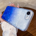 Cover per telefono con effetto sfumato e craquelé, For iPhone 16e / 17e, For iPhone 17 Pro Max, For iPhone 16 Pro Max, For iPhone 16 Pro, For iPhone 15 Pro Max, For iPhone 15