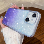 Cover per telefono con effetto sfumato e craquelé, For iPhone 14, For iPhone 14 Pro Max, For iPhone 13 Pro Max, For iPhone 13, For iPhone 12 Pro Max