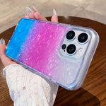Cover per telefono con effetto sfumato e craquelé, For iPhone 14, For iPhone 14 Pro Max, For iPhone 13 Pro Max, For iPhone 13, For iPhone 12 Pro Max